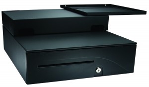 Integrator w Riser, printer tray(right), S100 Blk