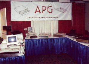 APG's old tradeshow booth