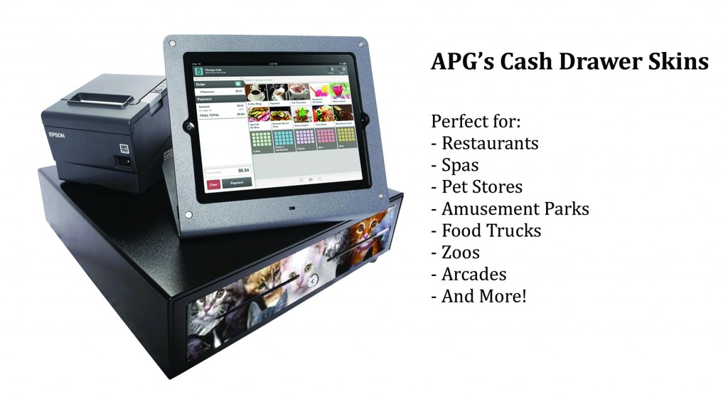APG's Cash Drawer Skins on cash drawer system