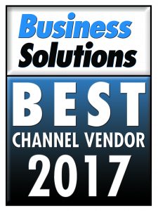 Business Solutions Best Channel Vendor 2017