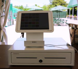 Cash drawer at PGA tournament