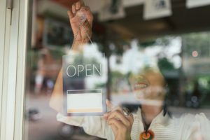 Retail open sign