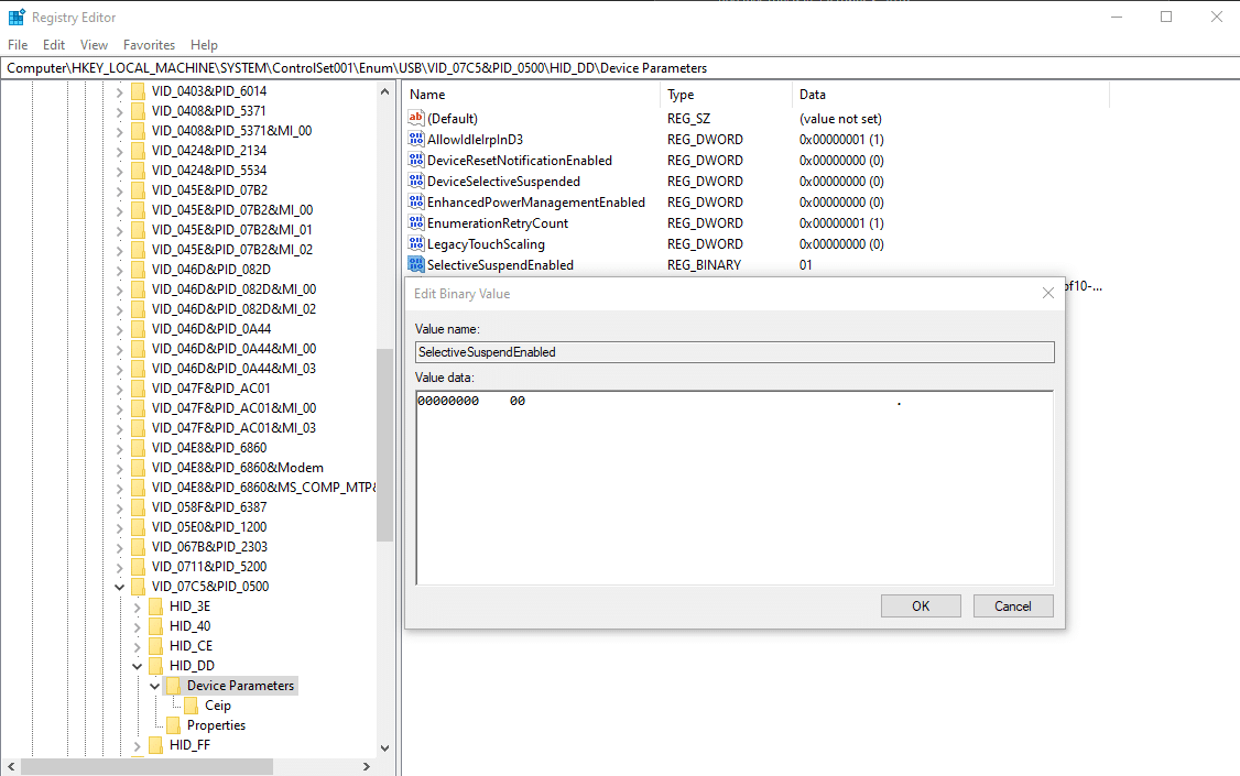 SelectiveSuspendEnabled2